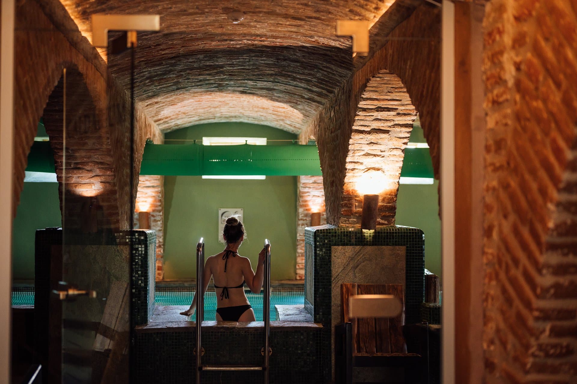 Historic spa pool