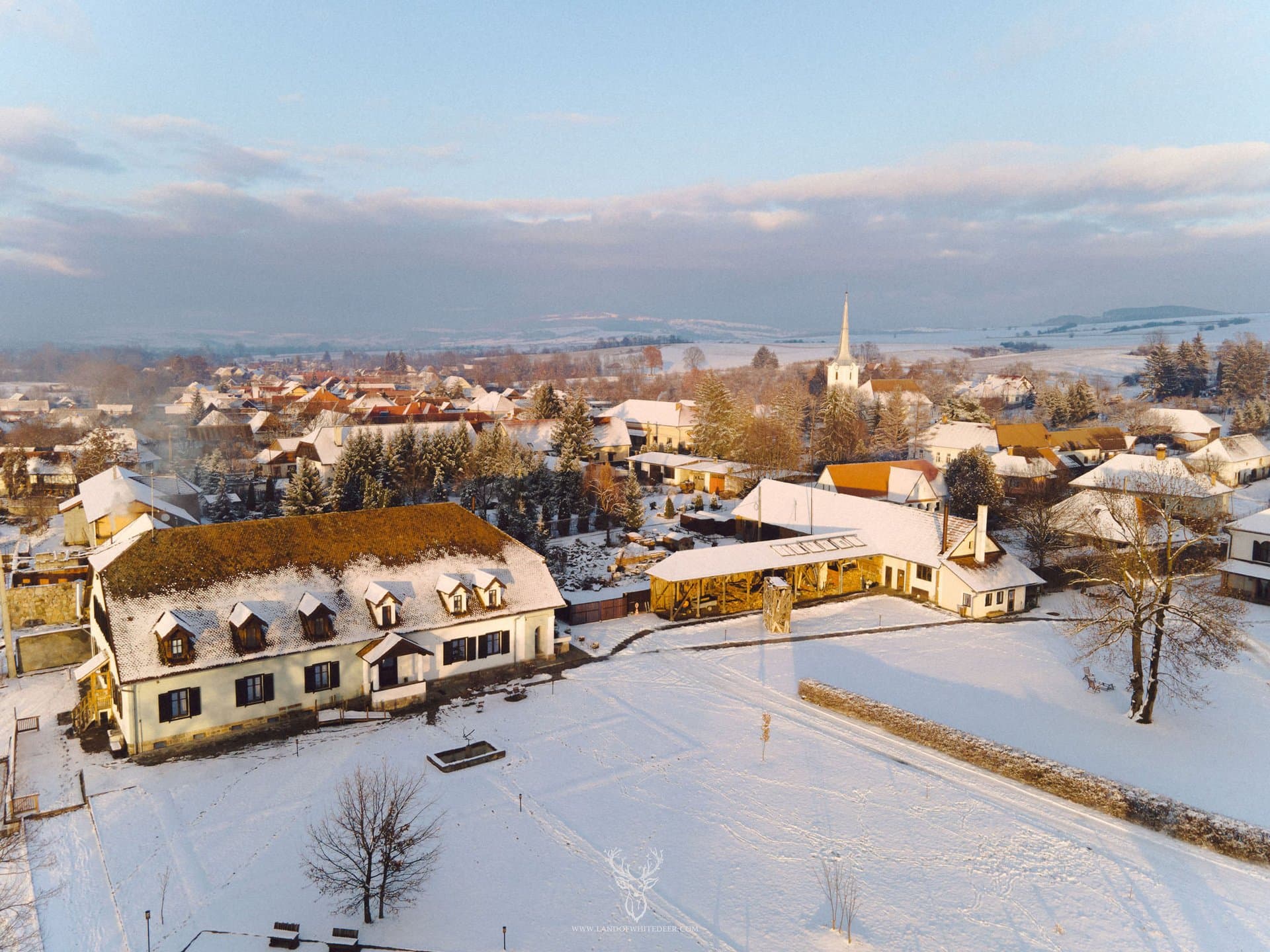 Castle Hotel Daniel in winter